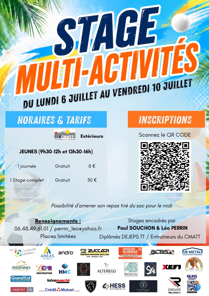 STAGE MULTI ACTIVITES