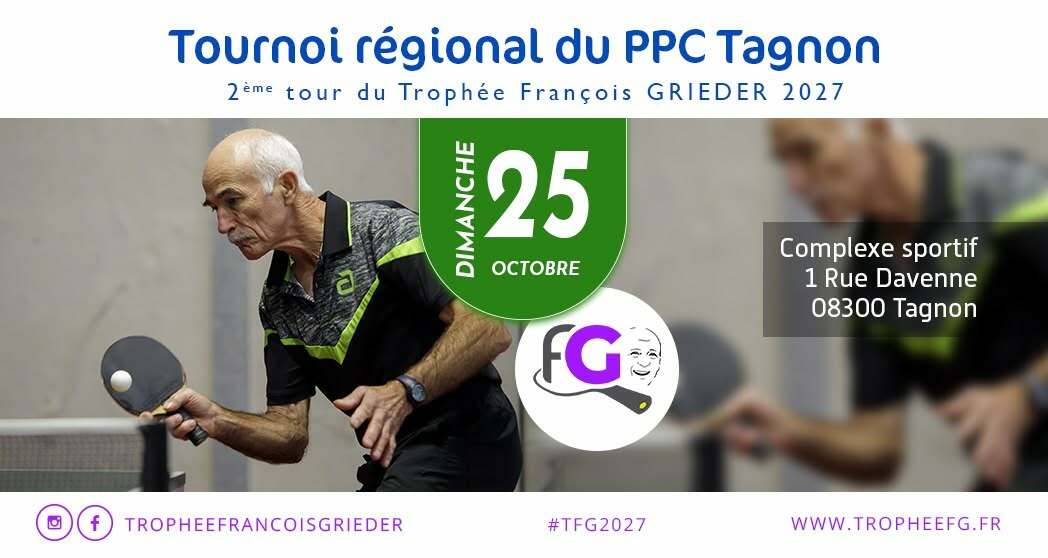 Trophée Grieder : tournoi du PPC Tagnon le 25 octobre
