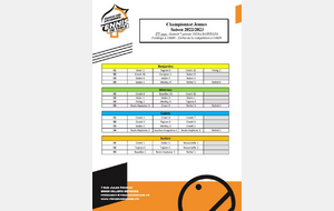 CHAMPIONNAT JEUNES 2022 / 2023