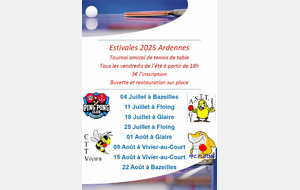 Estivales 2025 Ardennes