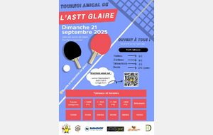 Tournoi ASTT GLAIRE