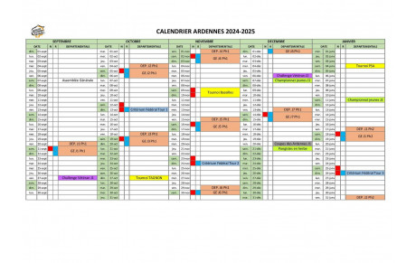 Saison 2024/2025 : Assemblée Générale, calendrier et appels à candidatures