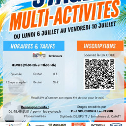 STAGE MULTI ACTIVITES