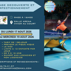 STAGE DECOUVERTE ET PERFECTIONNEMENT